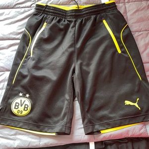 Mens Puma Borussia Dortmund Shorts Used S